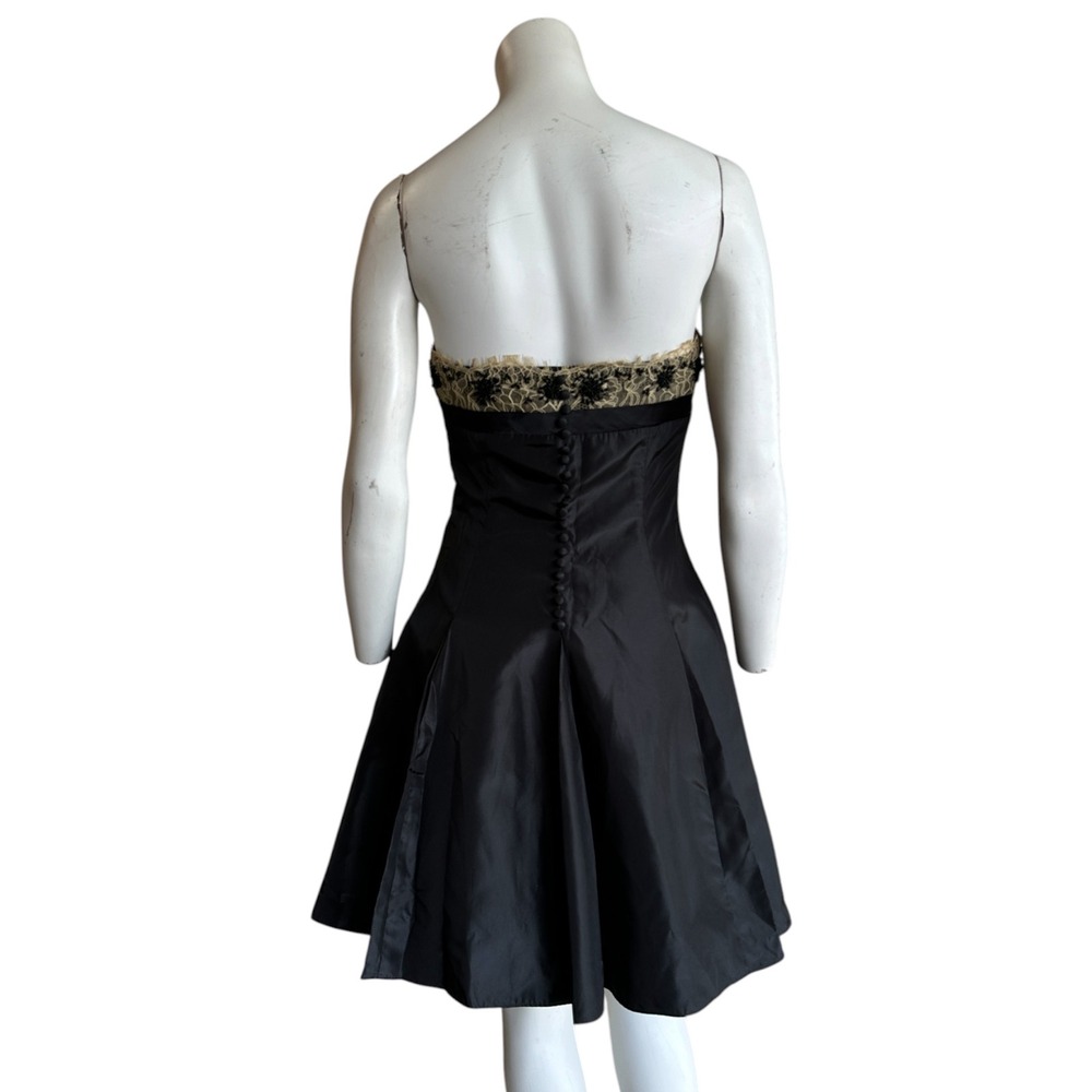Vintage Betsey Johnson sweetheart neckline drop waist party dress - Picture 5 of 9